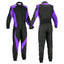 Karting Racing Cordura One Piece suit - Black / Violet Riches Hue