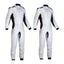 White Go-Kart Car Race Wear Outfit Riches Hue