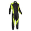 Go-Kart Race Cordura One Piece suit - Black / Green Riches Hue