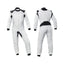 White Go-Kart Car Driver Racing Wear Costume Riches Hue