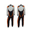 Gray / Black / Orange Karting Racing Outfit Riches Hue