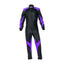 Karting Racing Driver Outfit - Black / Violet Riches Hue