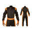 Brown and Orange Go-Kart Driver Racing Costume Riches Hue
