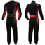 Black / Red Go-Kart Car Driver Racewear Costume Riches Hue