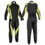 Black / Yellow Go-Kart Driver Racing Costume Riches Hue