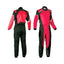 Plain Red Go Kart Racing Suit Riches Hue
