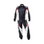 Black / White OMP Tecnica Evo Racing Costume Riches Hue