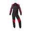 Black / Red OMP Tecnica Evo Racing Suit Riches Hue