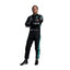 2021 F1 Racing Suit Valtteri Bottas Front View, Black and Silver Design, Full Zipper Closure