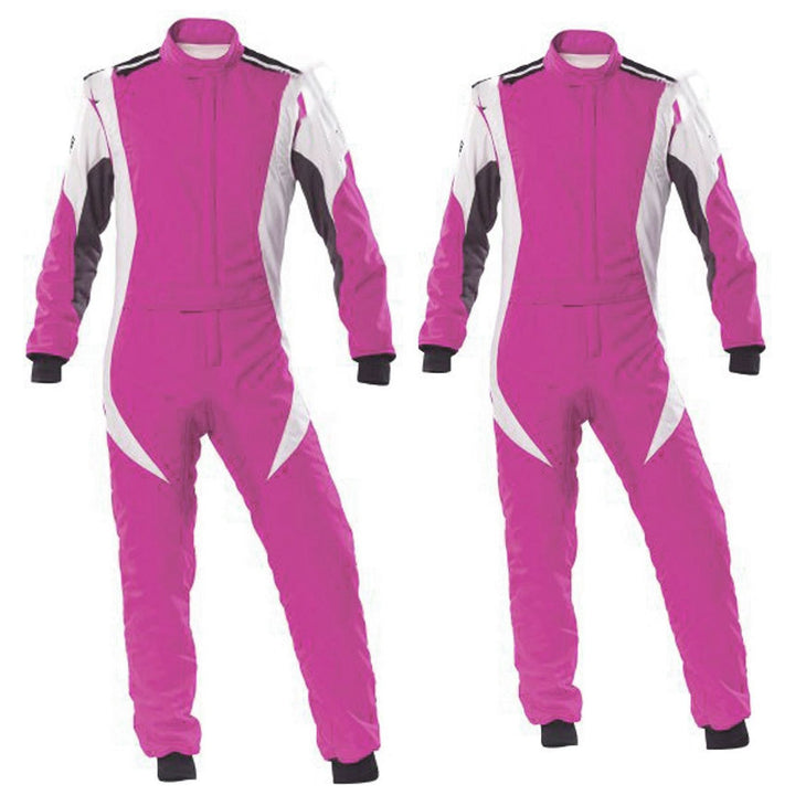 Pink / White Race Suit For Kart Racing Riches Hue Main image