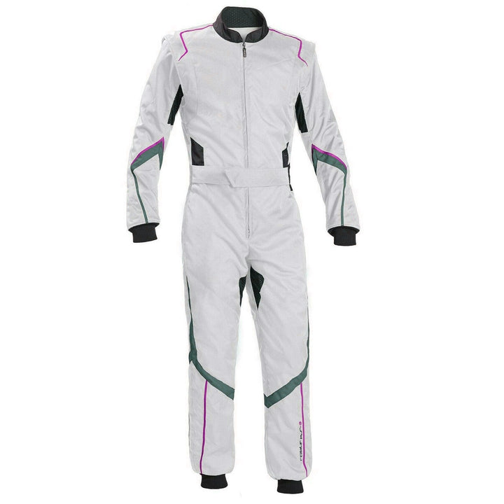 White Karting Driver Racewear Riches Hue Main image