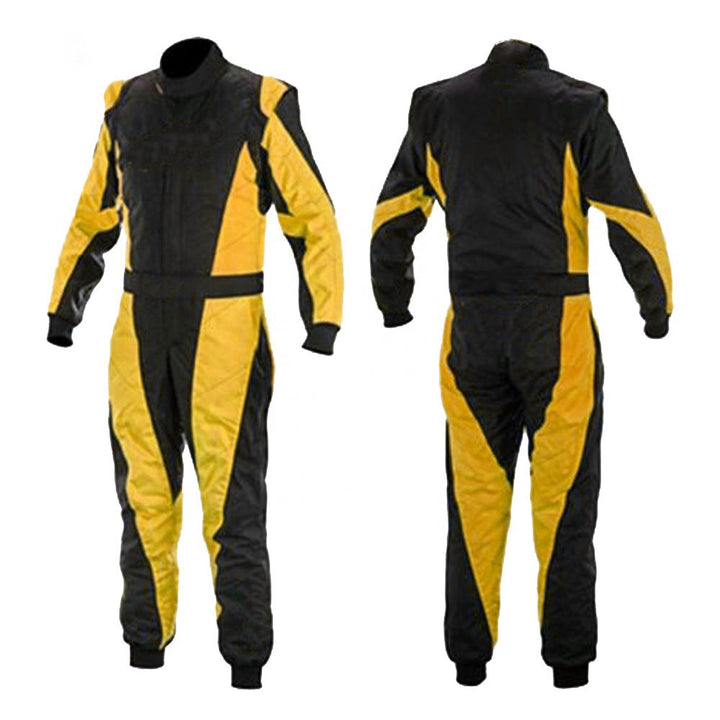 Black & Yellow Go-Kart Racing Suit Riches Hue Main image