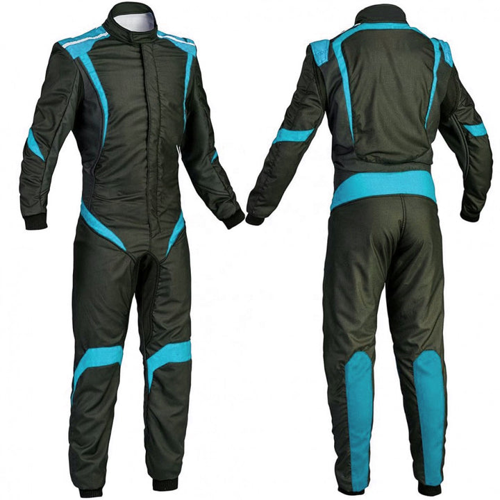 Black & Blue Go Kart Racing Suit Riches Hue Main image