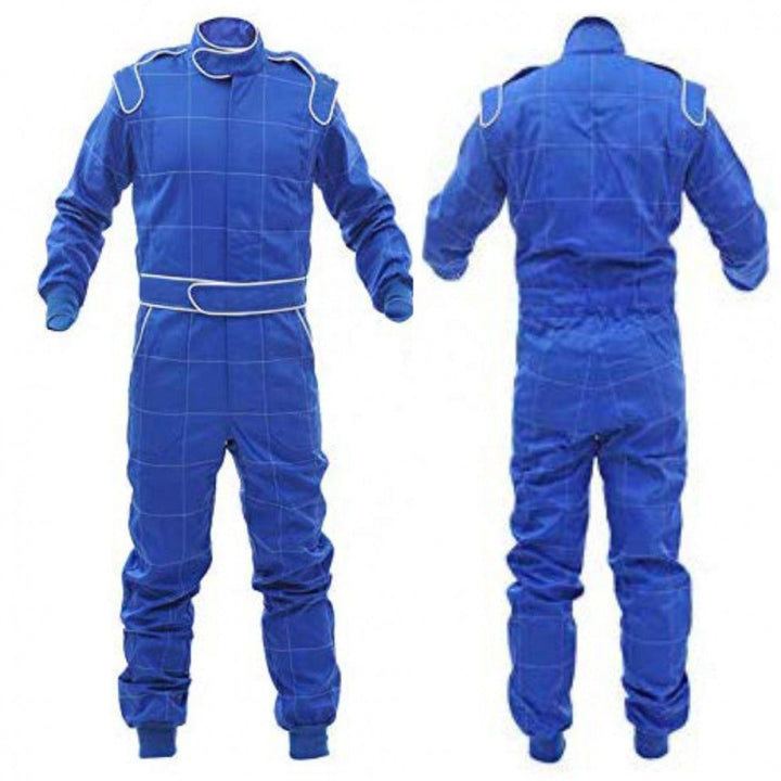 Blue Go Kart Racing Suit Riches Hue