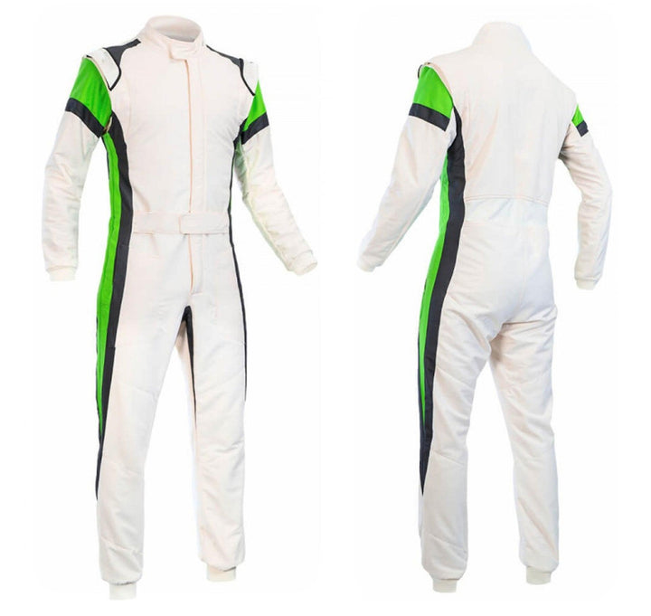 Go Kart White Racing Costume Riches Hue Main image