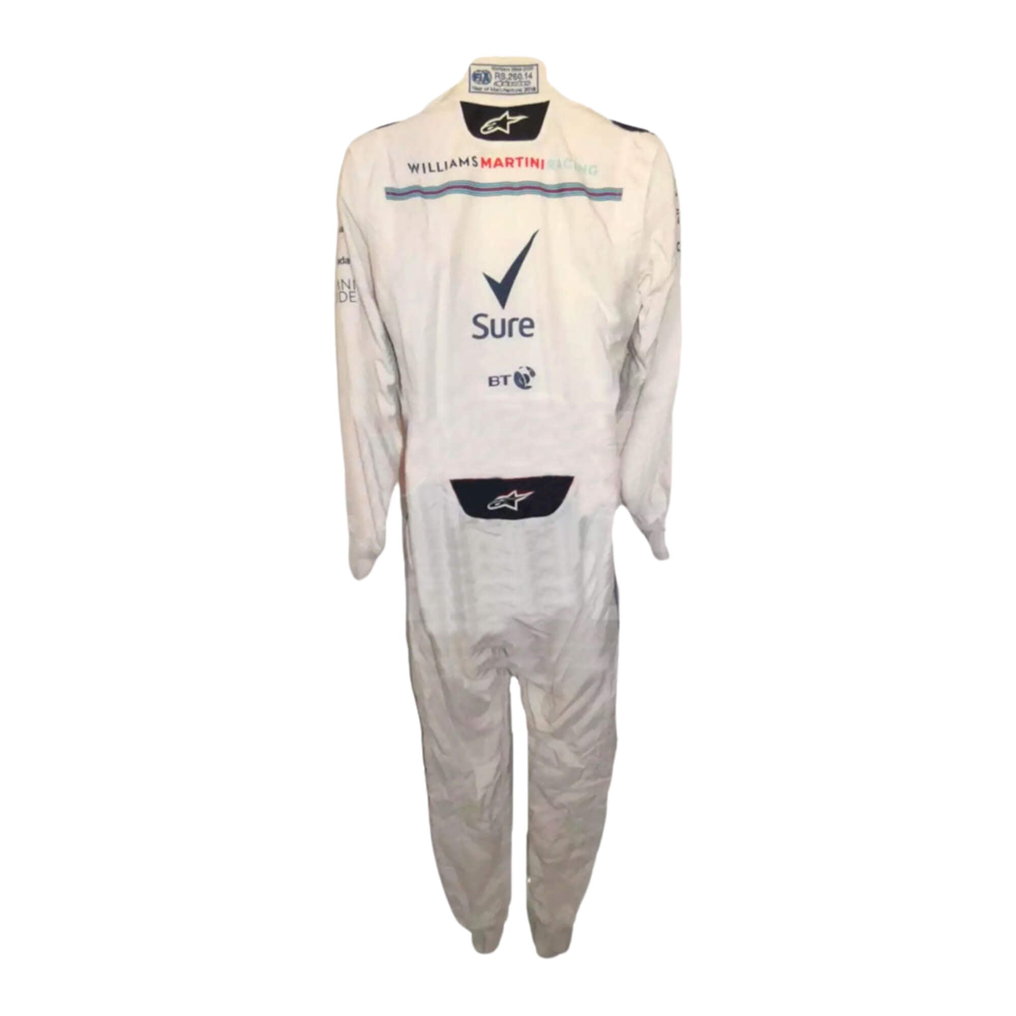 2018 Lance Stroll F1 Racing Suit Secondary image