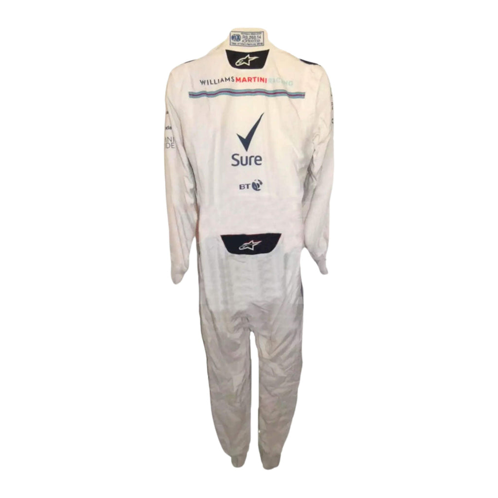 Lance Stroll 2018 F1 suit – back view with dynamic styling and professional finish