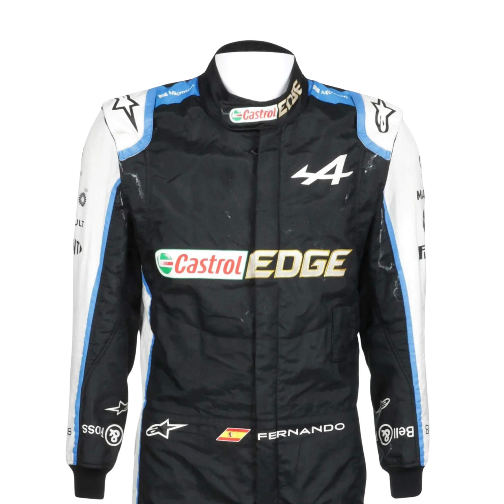 2021 Esteban Ocon Castrol F1 Racing Suit Secondary image