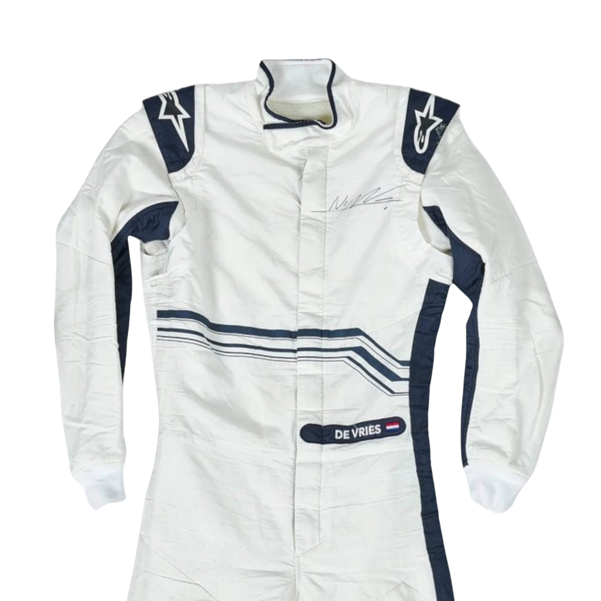 2022 Nyck de Vries Scuderia F1 Racing Suit Secondary image