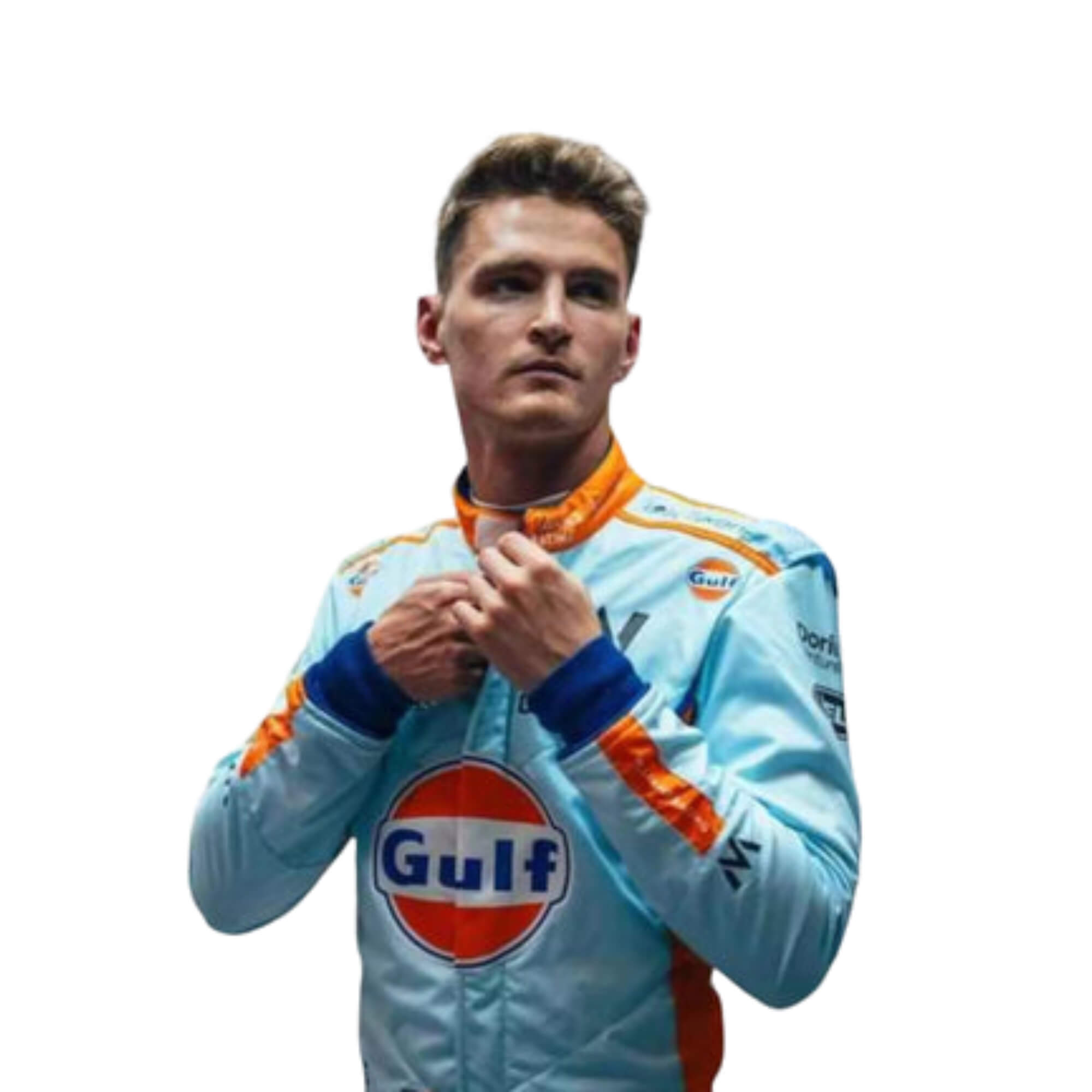 2023 Logan Sargeant Gulf Singapore GP F1 Racing Suit Secondary image
