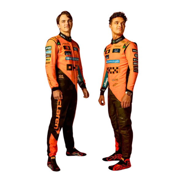 2025 F1 Racing Costume Worn by Lando Norris & Oscar Piastri Riches Hue
