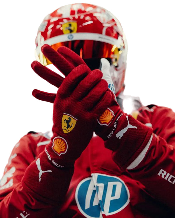 2025 Ferrari F1 Racing Gloves - Speedxgear