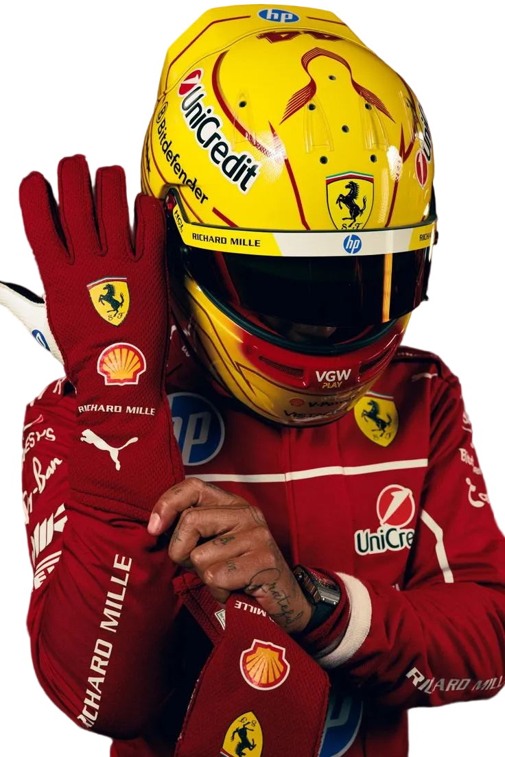 2025 Ferrari F1 Racing Gloves - Speedxgear