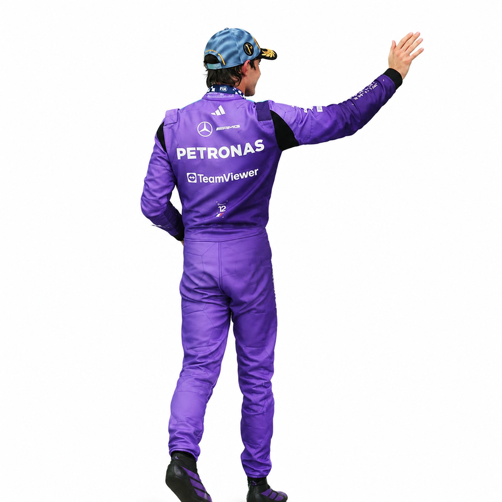2026 George Russell & Andrea Kimi Antonelli Mercedes Miami GP F1 Racing Suit - Speedxgear