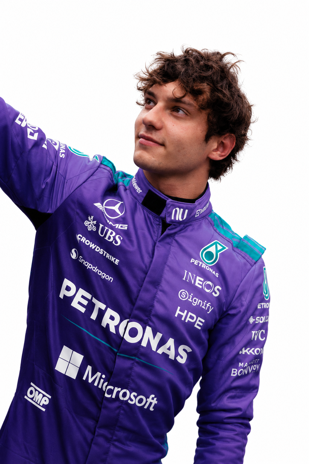2026 George Russell & Andrea Kimi Antonelli Mercedes Miami GP F1 Racing Suit - Speedxgear
