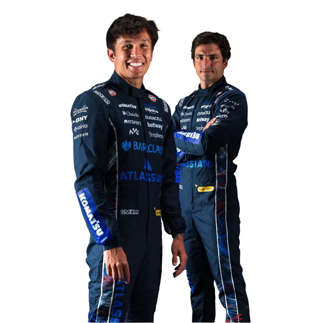 2026 Alex Albon & Carlos Sainz Jr. Special Union Jack British GP F1 Racing Suit - Speedxgear Main image