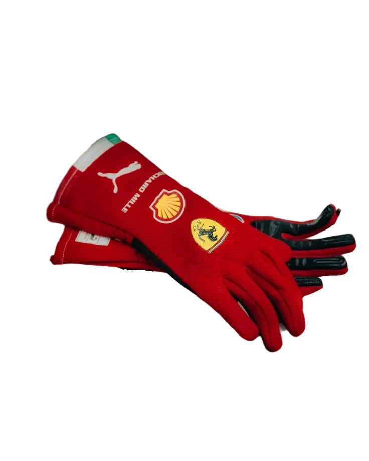 2026 Ferrari F1 Racing Gloves - Speedxgear