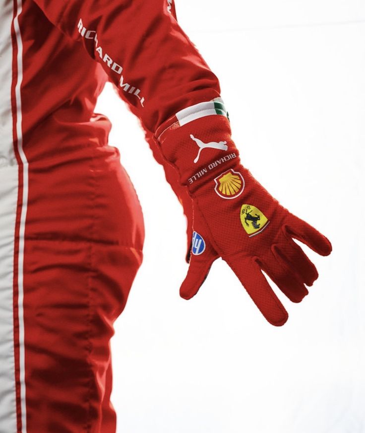 2026 Ferrari F1 Racing Gloves - Speedxgear