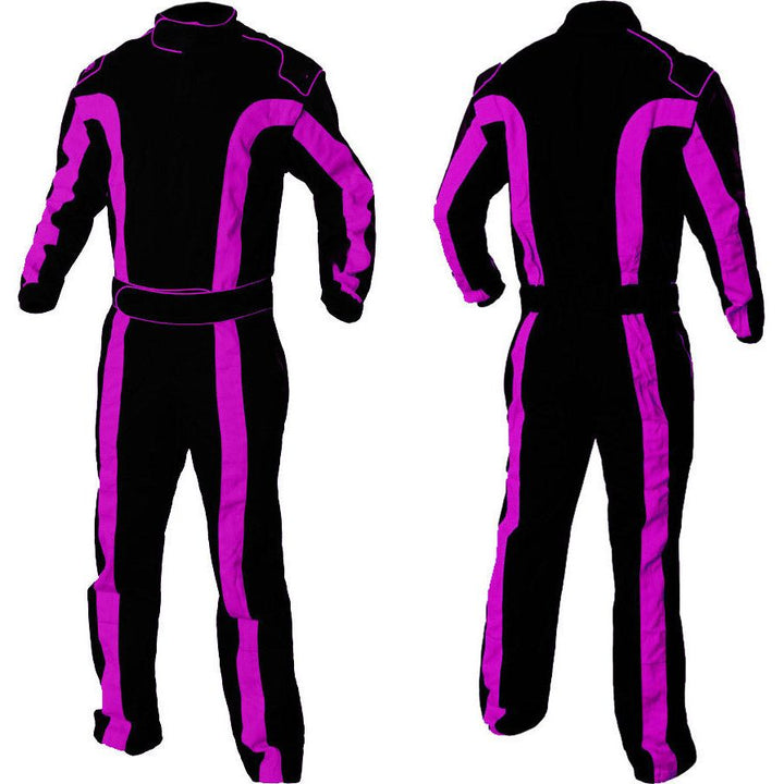 Go Kart Racing Costume Black & Purple Riches Hue Main image