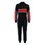 Go-Kart Car Driver Racing Costume - Black / Red Riches Hue