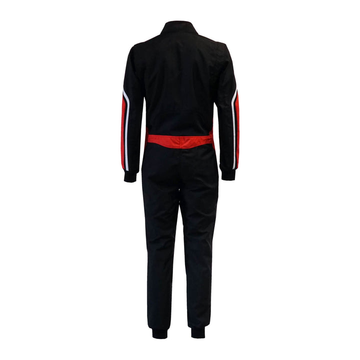 Go-Kart Car Driver Racing Costume - Black / Red Secondary image
