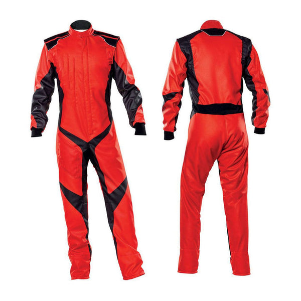 Plain Red Go Kart Racing Outfit Riches Hue