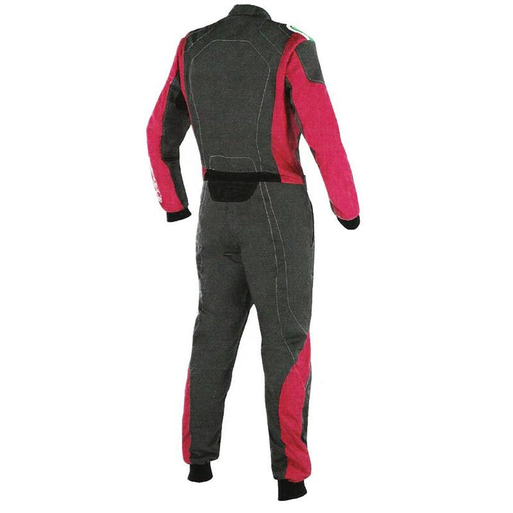 Black / Red Race Suit For Karting Riches Hue