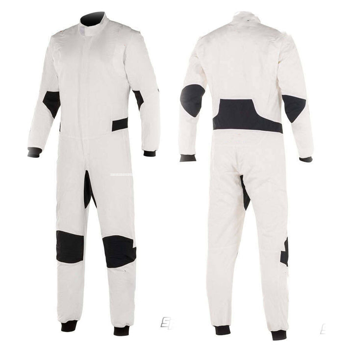White Kart Racing Costume Riches Hue