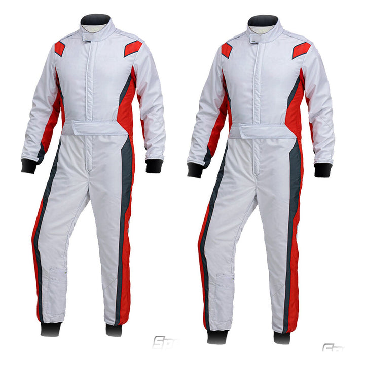 Racing Wear For Karting - White Riches Hue