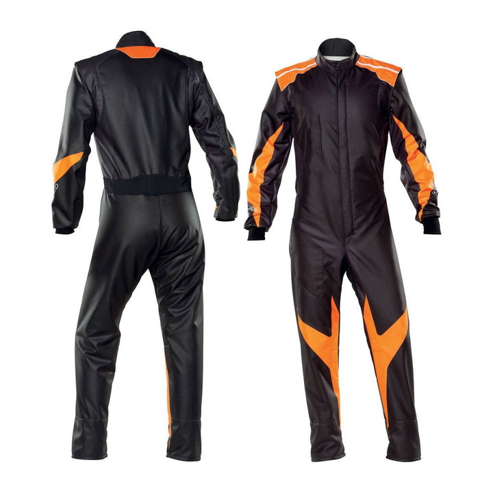 Plain Black/Orange Go Kart Racing Outfit Riches Hue