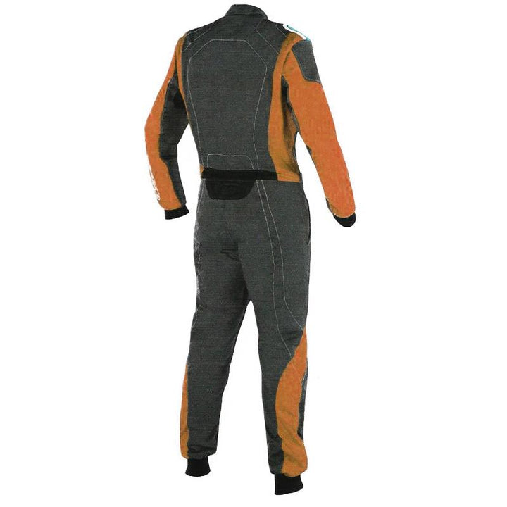 Black / Brown Racing Suit For Karting Riches Hue