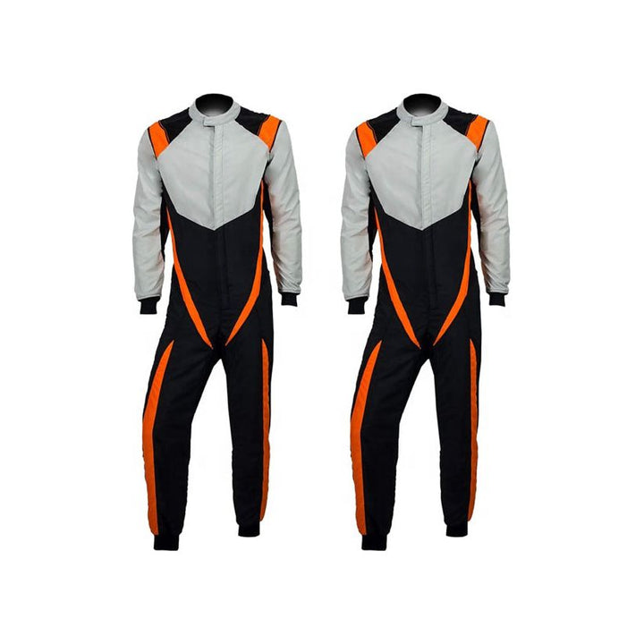 Gray / Black / Orange Karting Racing Outfit Riches Hue Main image