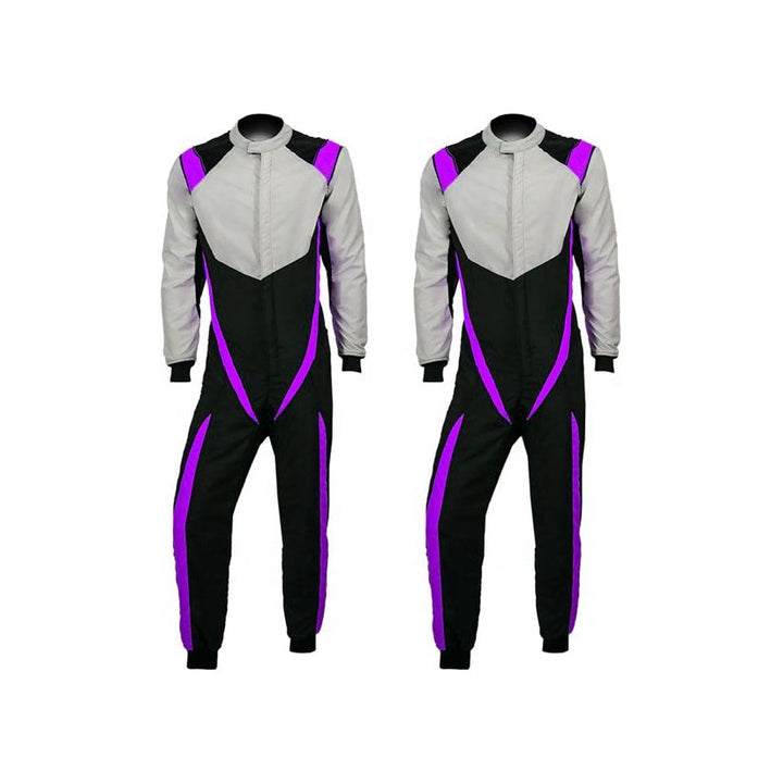 Gray / Black / Violet Go-Kart Racewear Outfit Riches Hue Main image