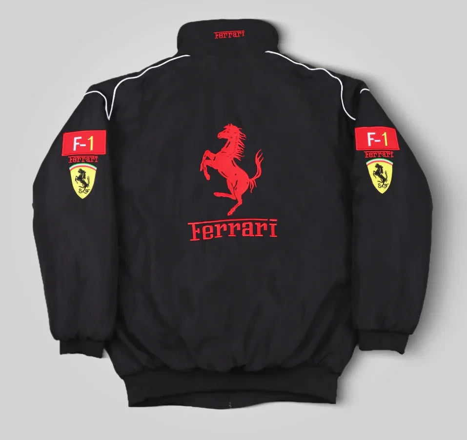 Black Ferrari F1 Racing Jacket Secondary image