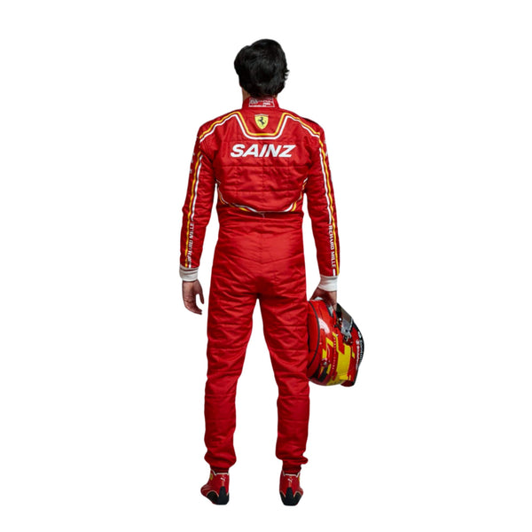 2024 F1 Racing Costume Worn by Charles Leclerc & Carlos Sainz Jr. Riches Hue
