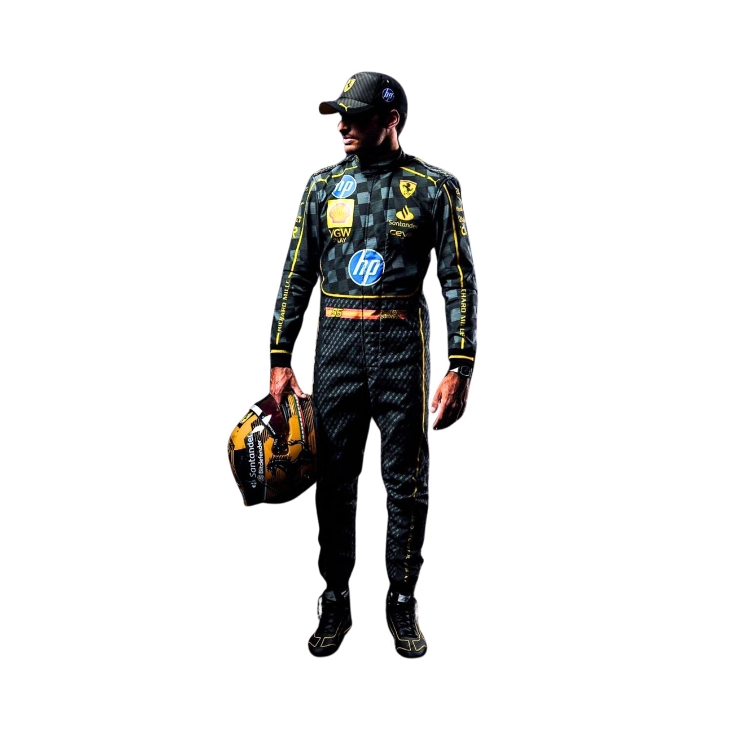2024 Carlos Sainz Jr HP Italy GP F1 Racing Suit Secondary image