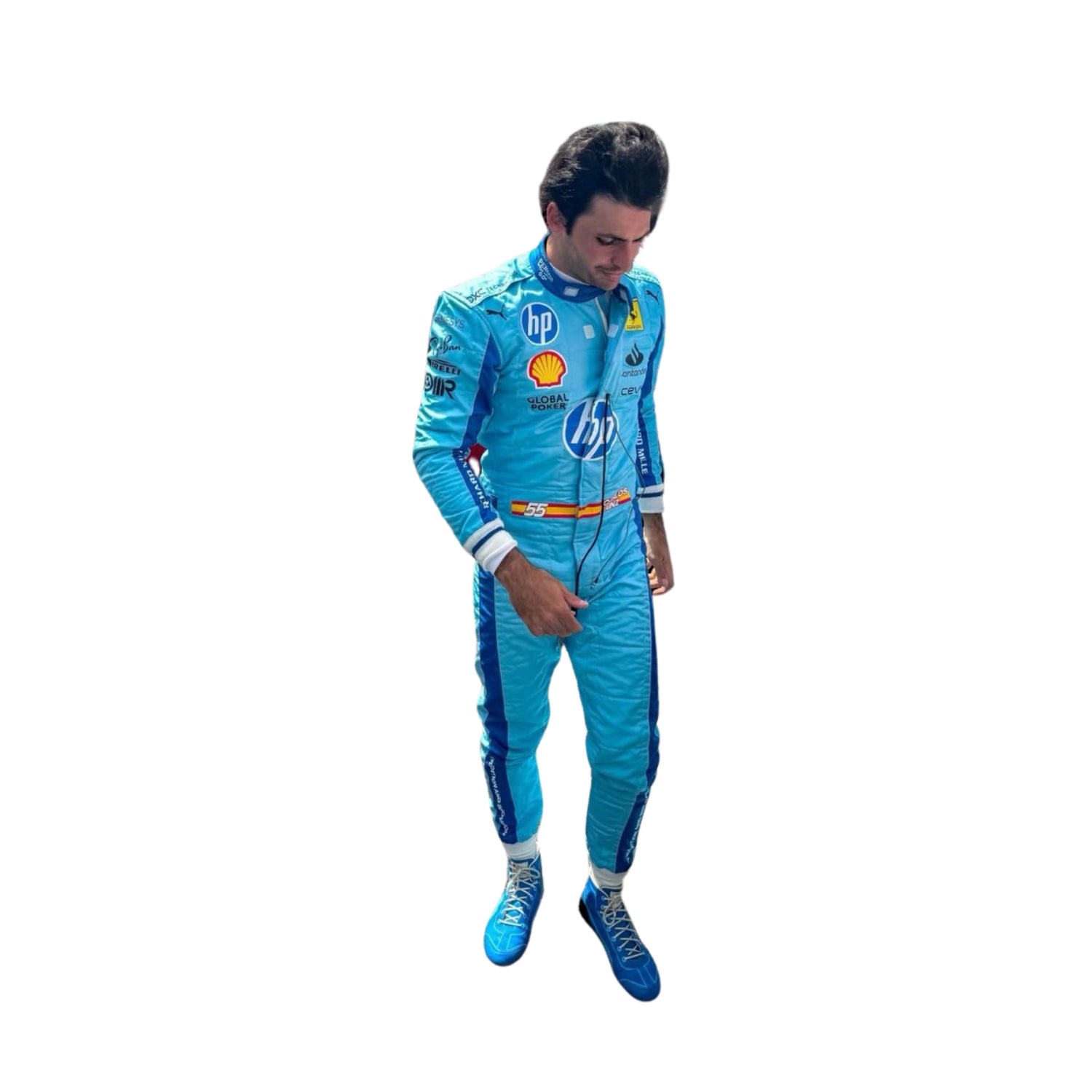 2024 Carlos Sainz Jr Miami Grand Prix F1 Racing Suit Secondary image