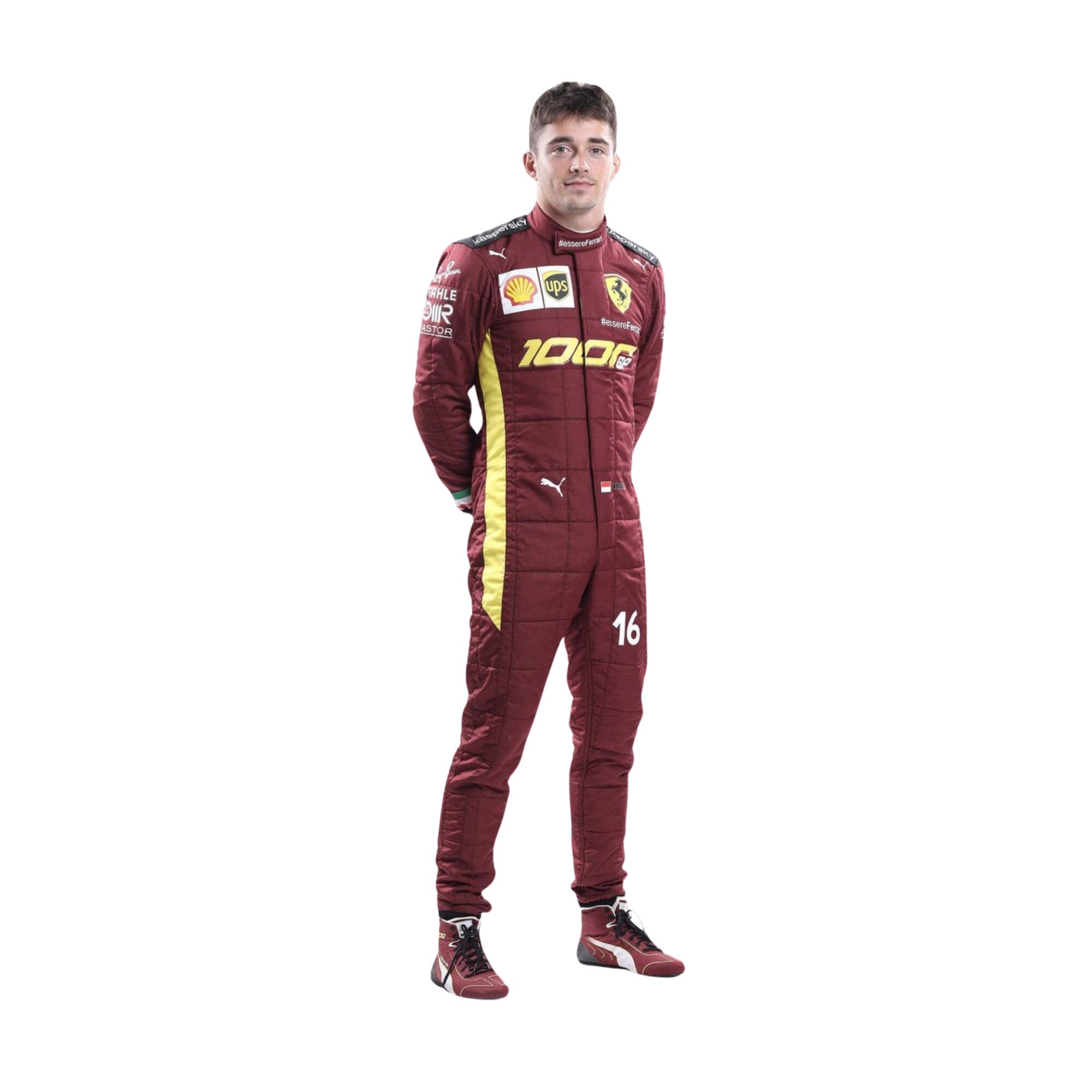 2020 Charles Leclerc 1000 GP F1 Racing Suit Secondary image