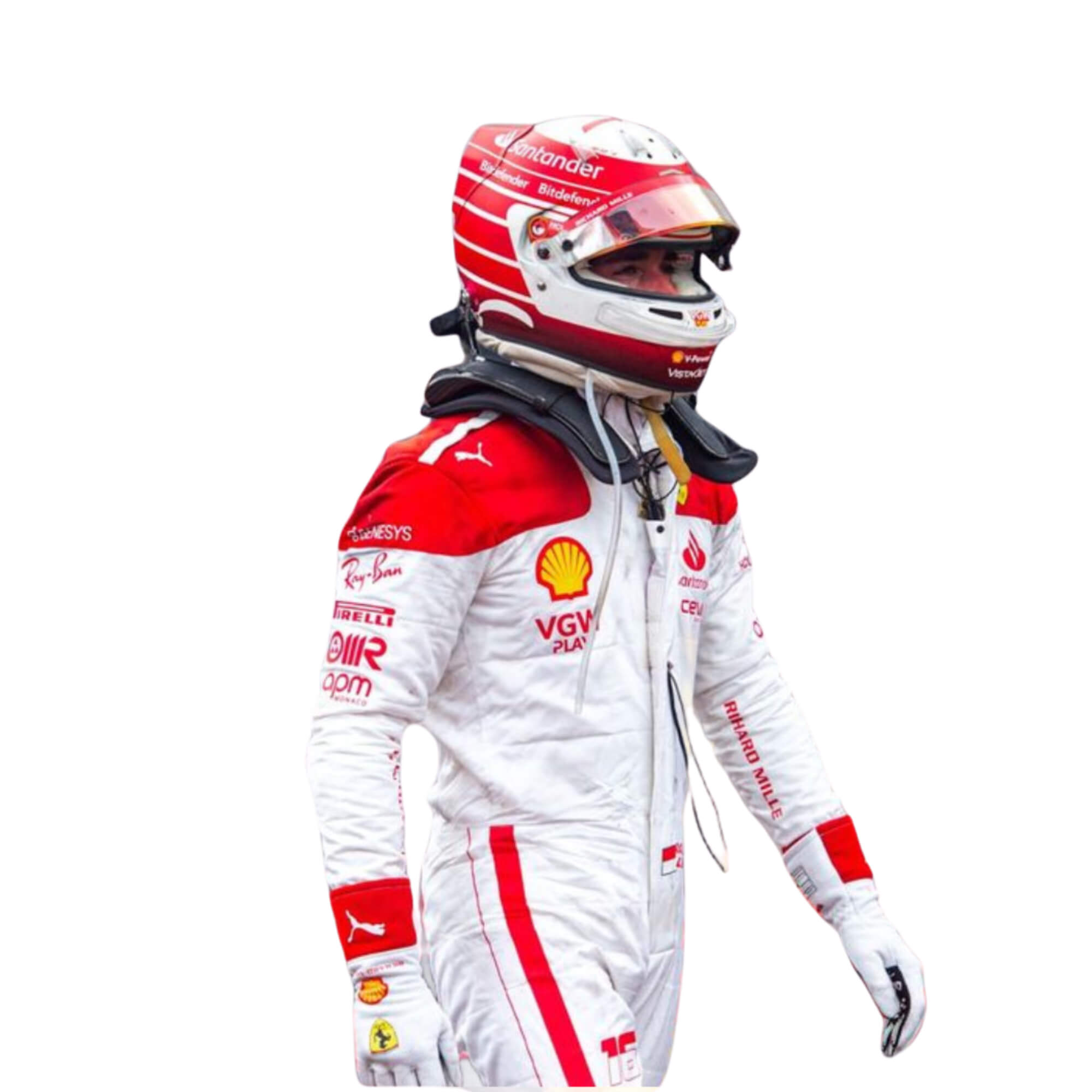2023 Charles Leclerc Monaco GP F1 Racing Suit Secondary image