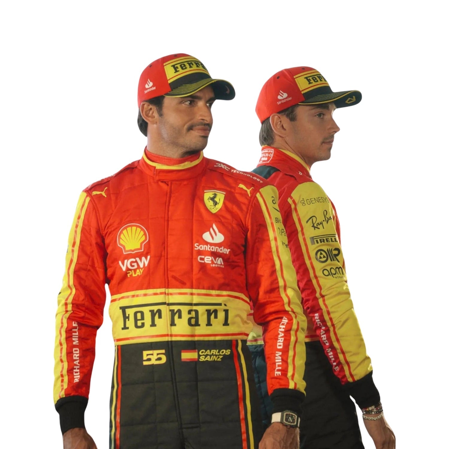 2023 Charles Leclerc Monza Special Edition F1 Racing Suit Secondary image